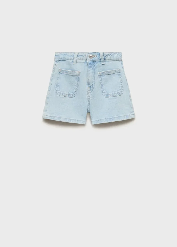 Shorts in denim dal taglio dritto Shorts in denim dal taglio dritto