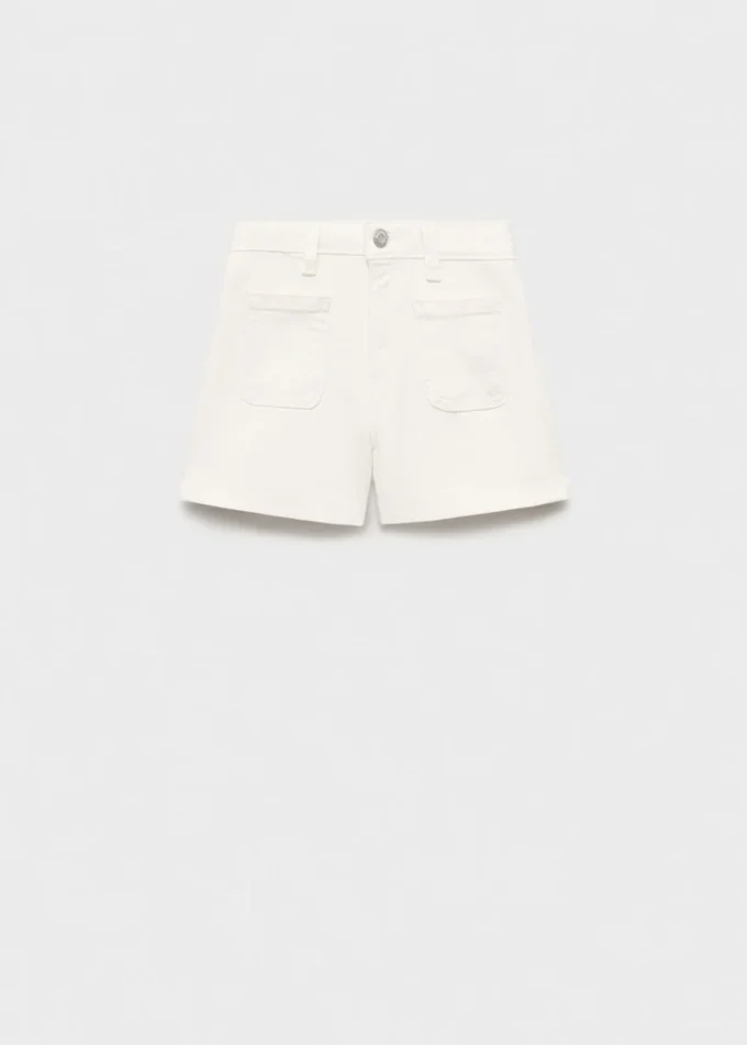 Shorts in denim dal taglio dritto Shorts in denim dal taglio dritto