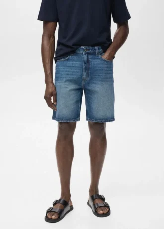 Shorts in denim dalla vestibilità regolare