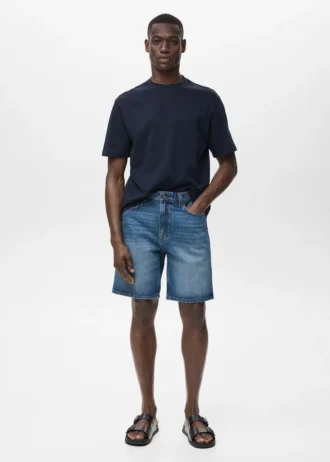 Shorts in denim dalla vestibilità regolare