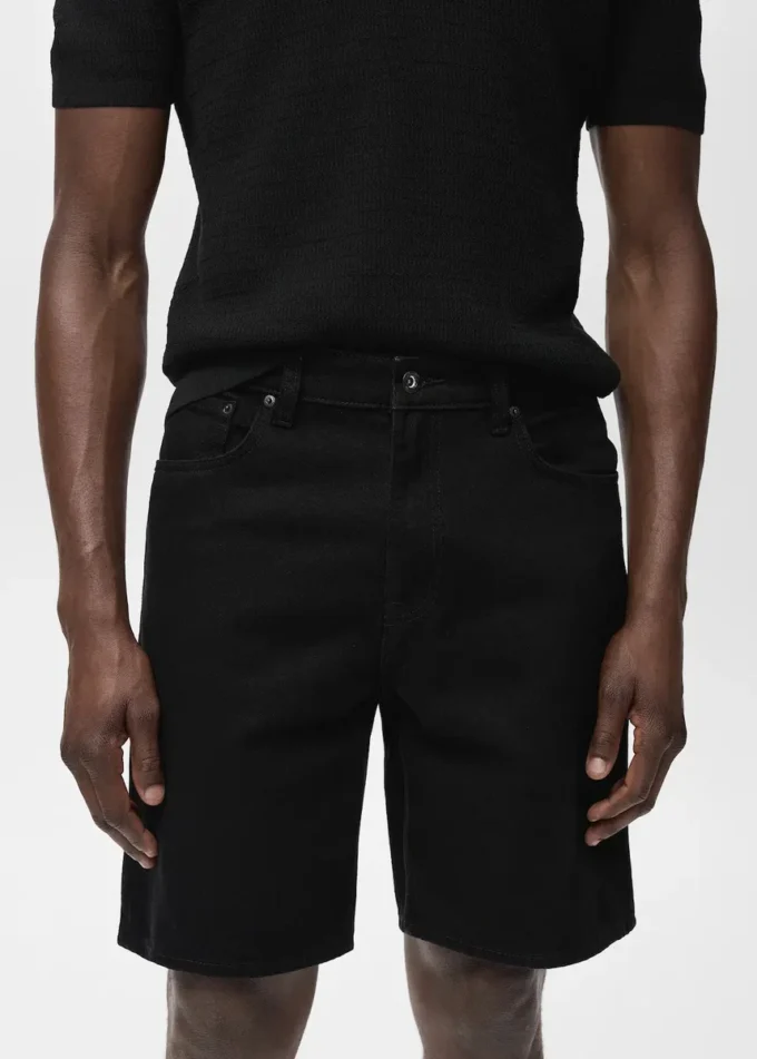 Shorts in denim dalla vestibilità regolare Shorts in denim dalla vestibilità regolare