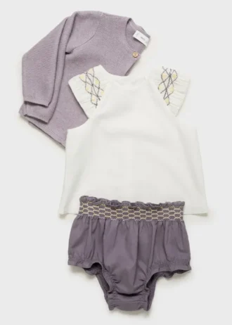 Shorts in misto cotone ricamati