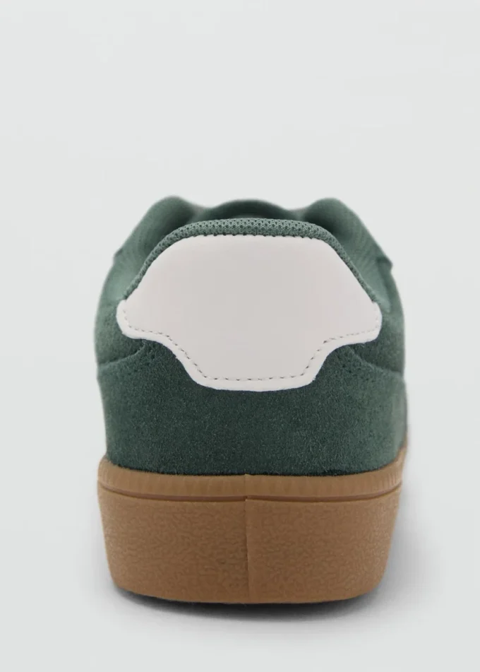 Sneakers combinate in pelle