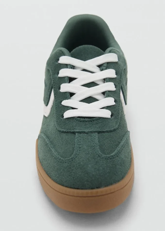 Sneakers combinate in pelle