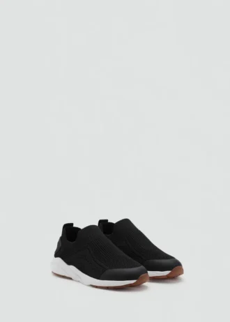 Sneakers con pannello elastico