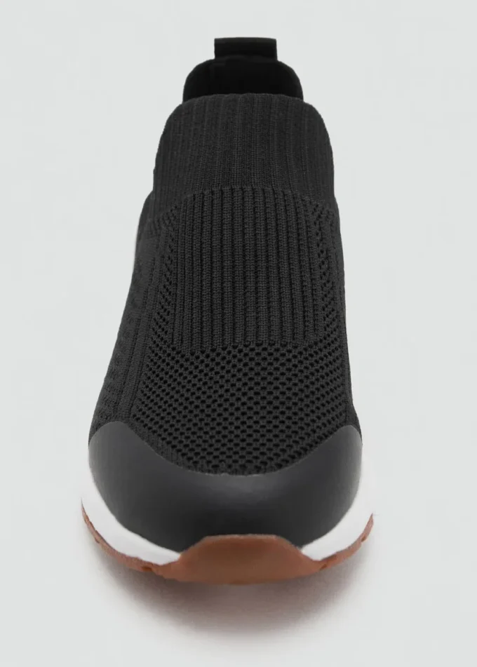 Sneakers con pannello elastico