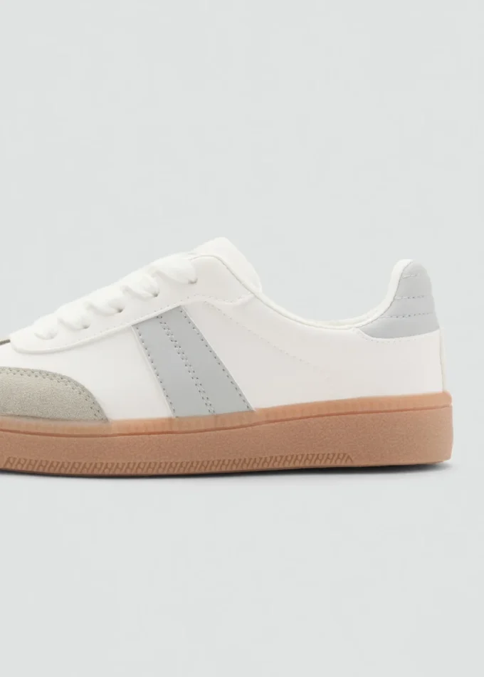 Sneakers in pelle mista Sneakers in pelle mista