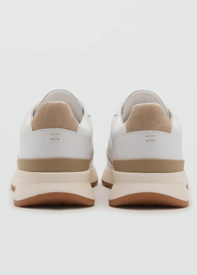 Sneakers in pelle mista Sneakers in pelle mista