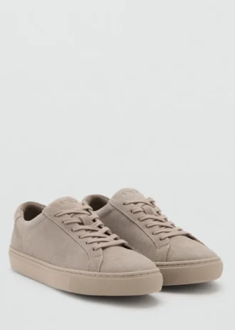 Sneakers in pelle scamosciata