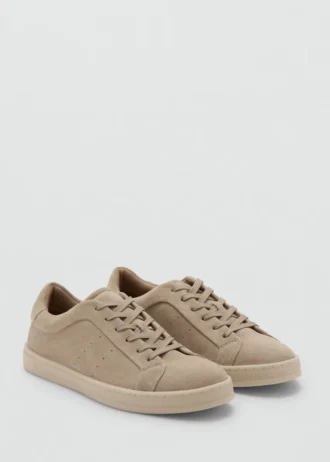 Sneakers in pelle scamosciata