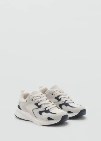 Sneakers stringate bicolore