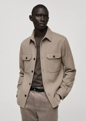 Soprabito in flanella misto lana