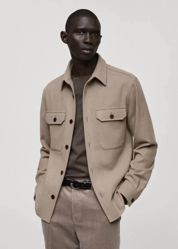 Soprabito in flanella misto lana Soprabito in flanella misto lana