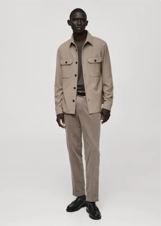 Soprabito in flanella misto lana