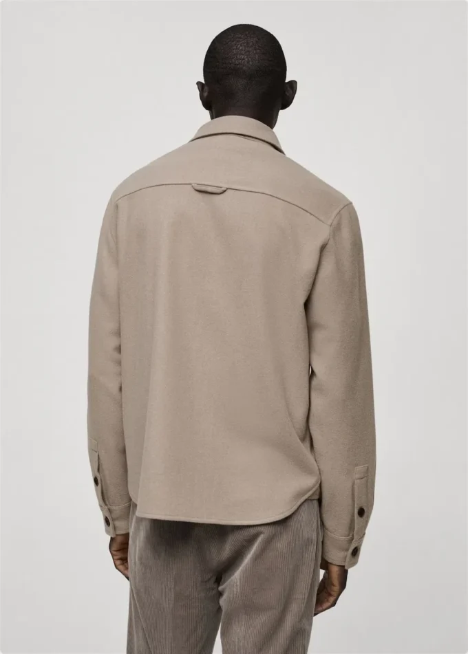 Soprabito in flanella misto lana Soprabito in flanella misto lana