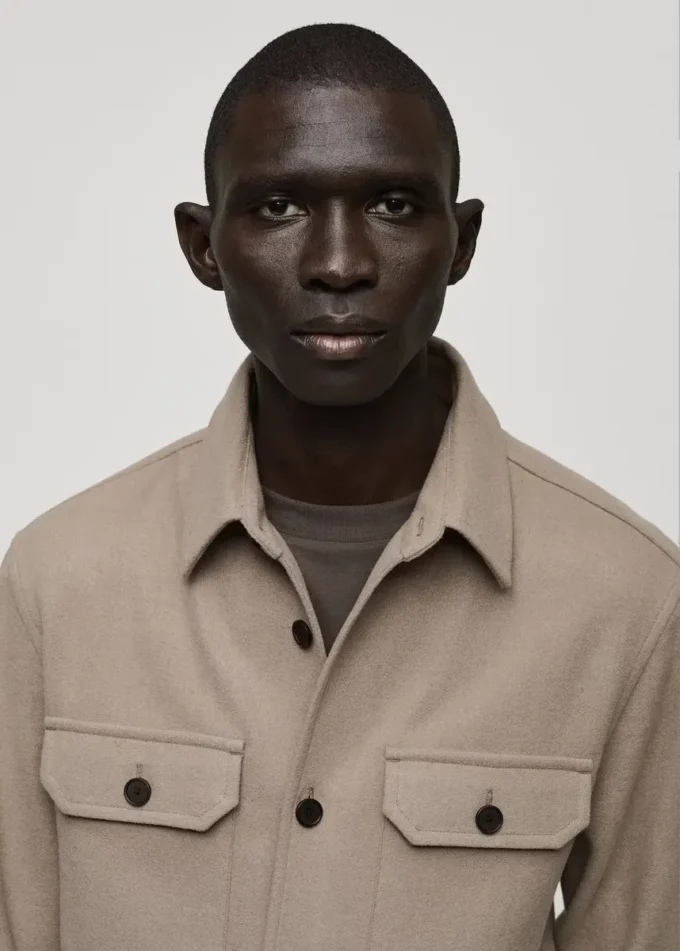 Soprabito in flanella misto lana Soprabito in flanella misto lana