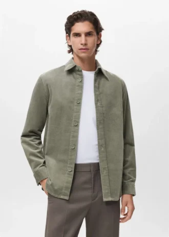 Sopracamicia in cotone velluto a coste Sopracamicia in cotone velluto a coste