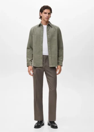 Sopracamicia in cotone velluto a coste Sopracamicia in cotone velluto a coste