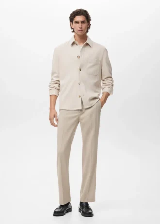 Sopracamicia in flanella vestibilità regolare Sopracamicia in flanella vestibilità regolare