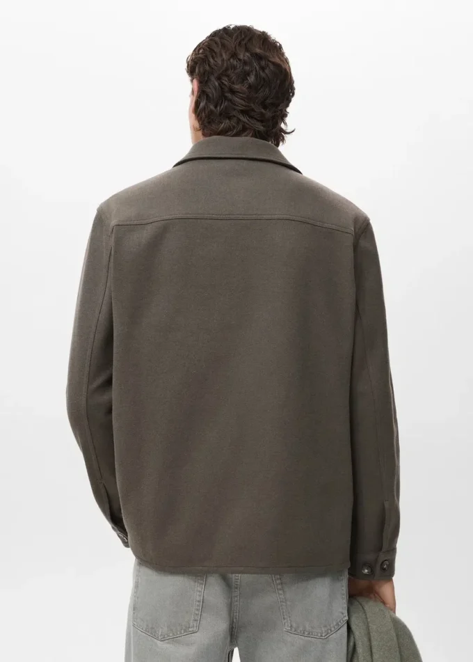 Sopracamicia in flanella vestibilità regolare Sopracamicia in flanella vestibilità regolare