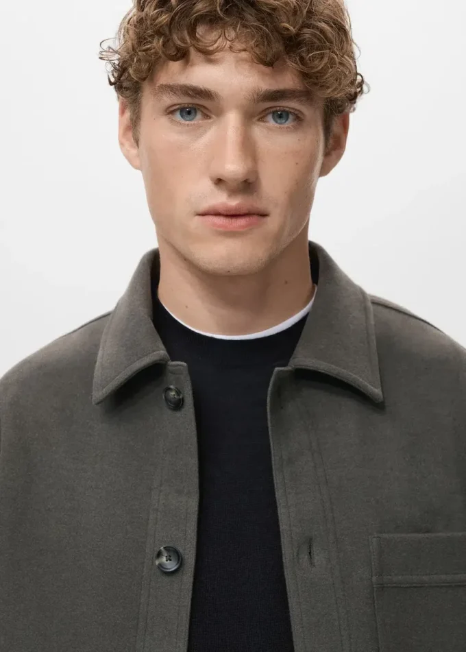 Sopracamicia in flanella vestibilità regolare Sopracamicia in flanella vestibilità regolare