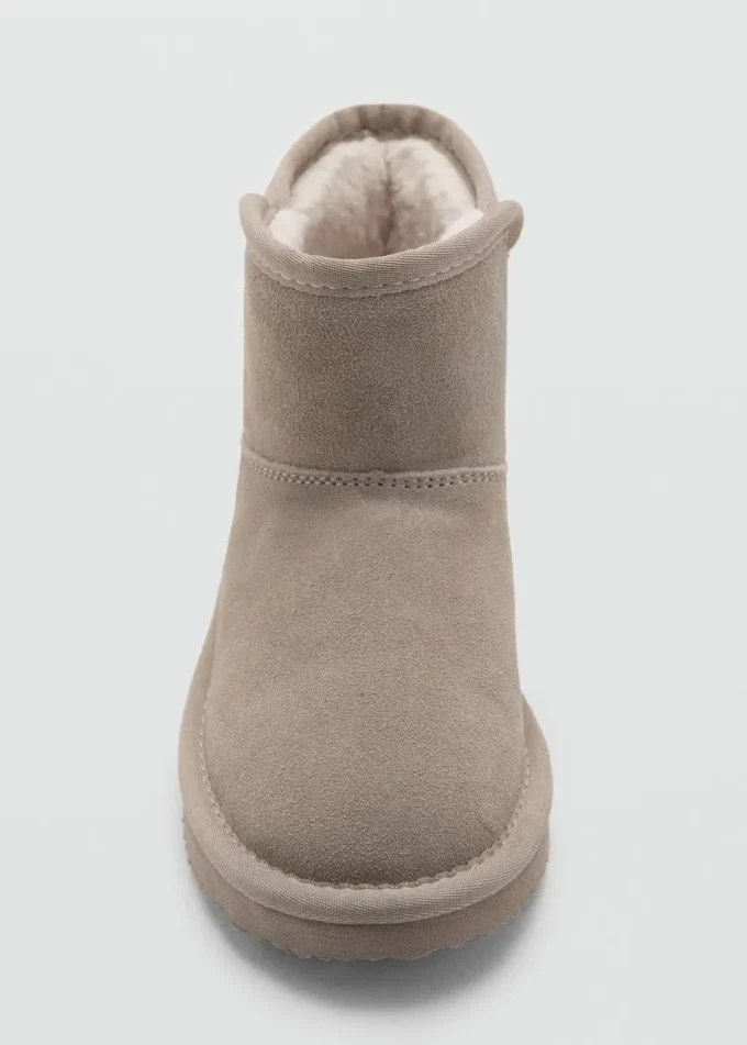 Stivaletti foderati in pelle di montone Stivaletti foderati in pelle di montone