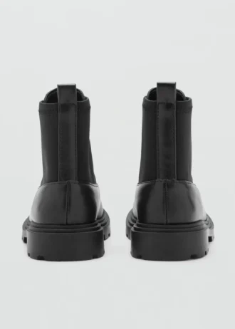 Stivaletti in pelle con zip