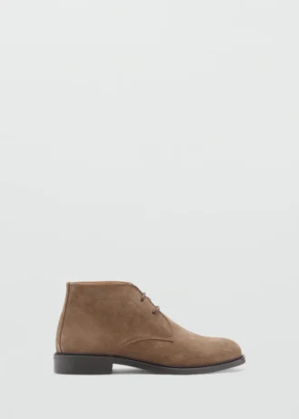 Stivaletti in pelle scamosciata