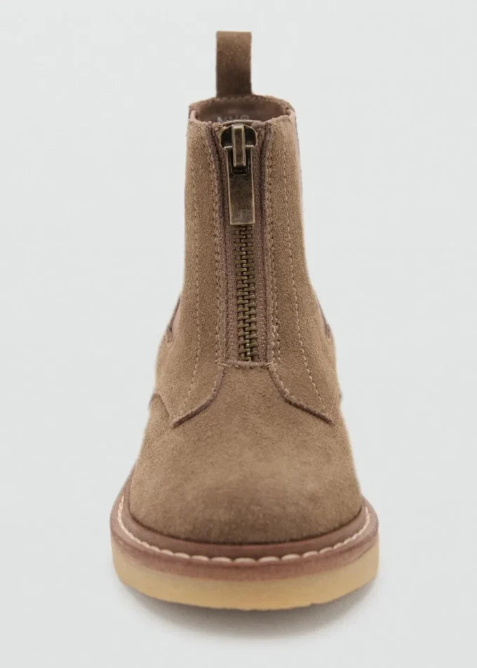 Stivaletti in pelle scamosciata Stivaletti in pelle scamosciata