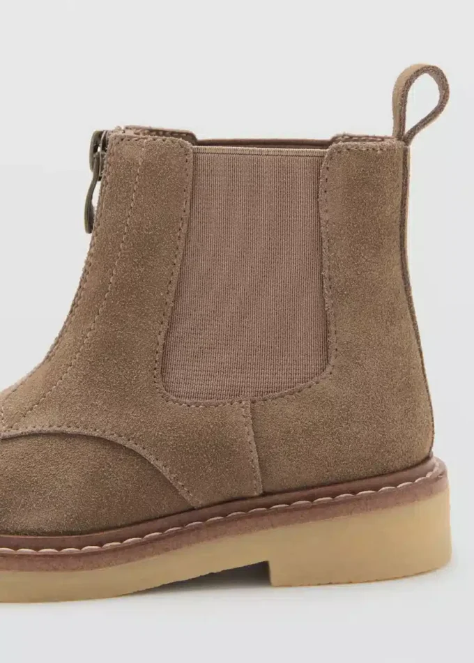 Stivaletti in pelle scamosciata Stivaletti in pelle scamosciata