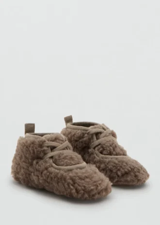 Stivaletti in pelle shearling