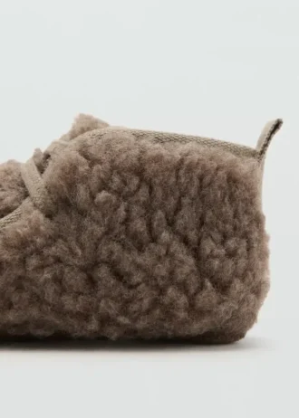 Stivaletti in pelle shearling