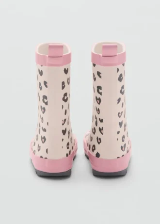 Stivali di gomma con stampa leopardata Stivali di gomma con stampa leopardata