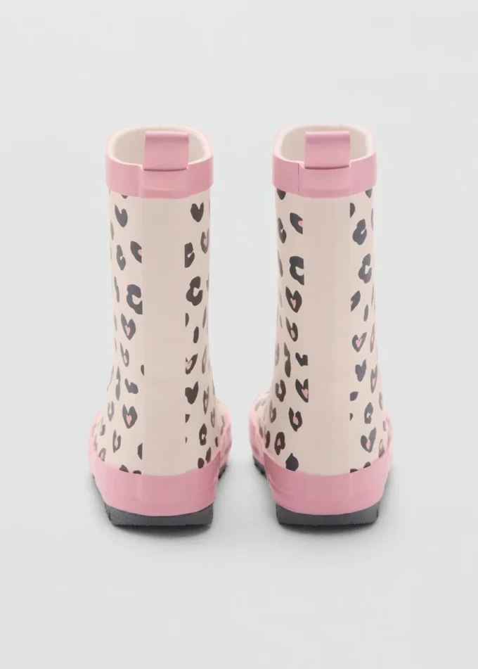 Stivali di gomma con stampa leopardata Stivali di gomma con stampa leopardata