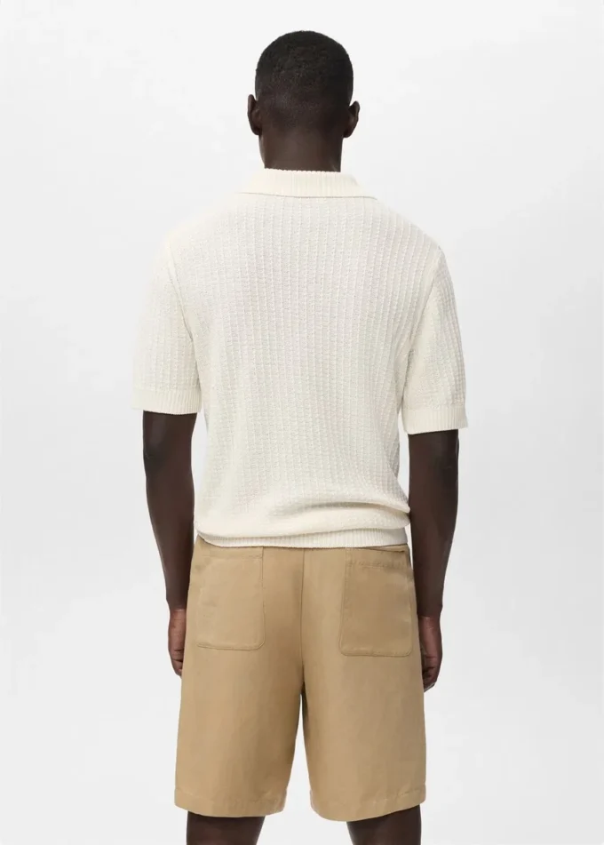 Struttura polo in maglia 100% cotone Struttura polo in maglia 100% cotone