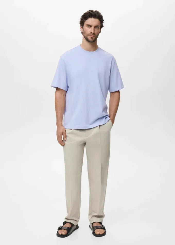 T-shirt 100% cotone dalla vestibilità morbida