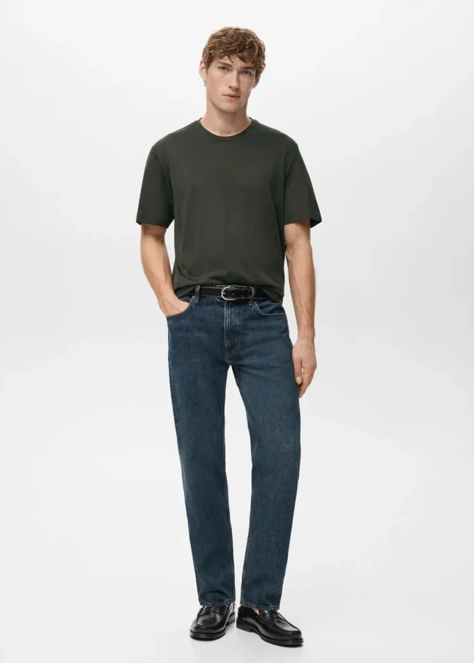 T-shirt 100% cotone vestibilità regolare T-shirt 100% cotone vestibilità regolare