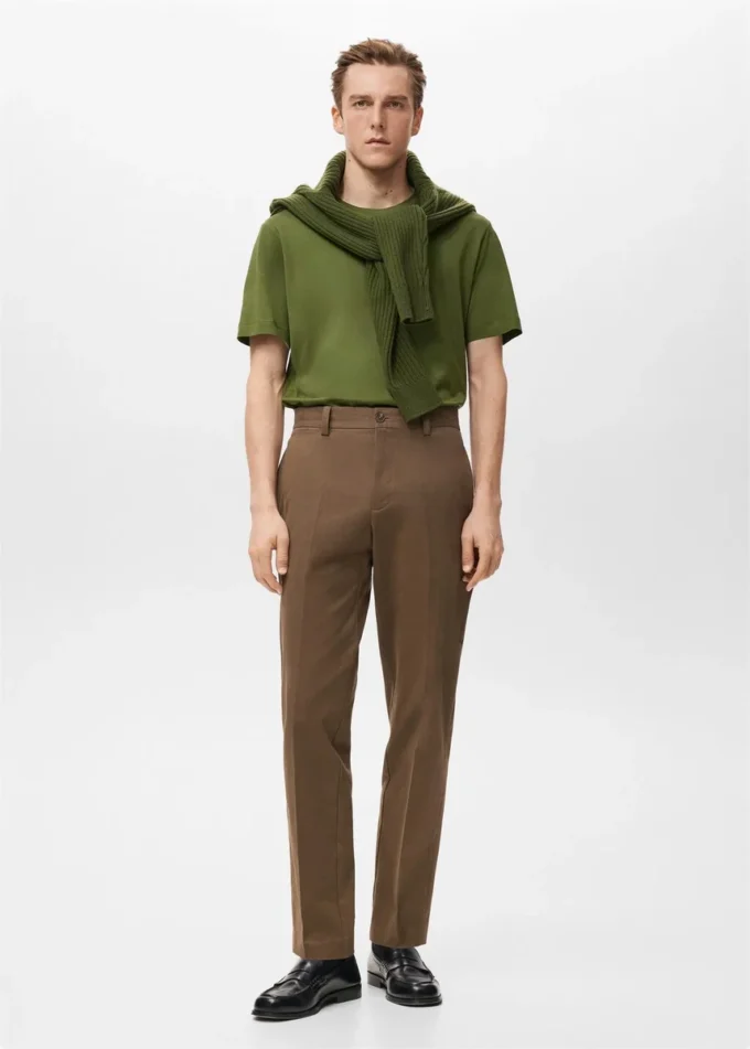 T-shirt 100% cotone vestibilità regolare T-shirt 100% cotone vestibilità regolare