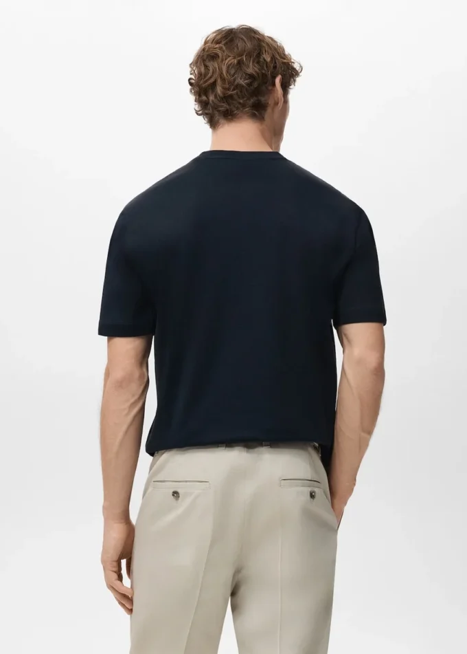 T-shirt 100% cotone vestibilità regolare T-shirt 100% cotone vestibilità regolare