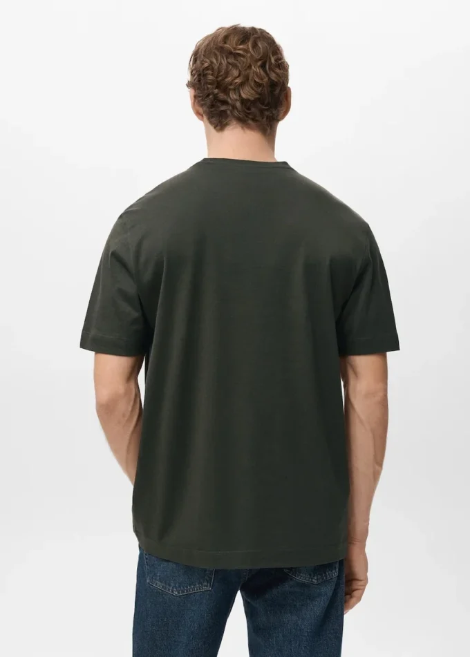 T-shirt 100% cotone vestibilità regolare T-shirt 100% cotone vestibilità regolare