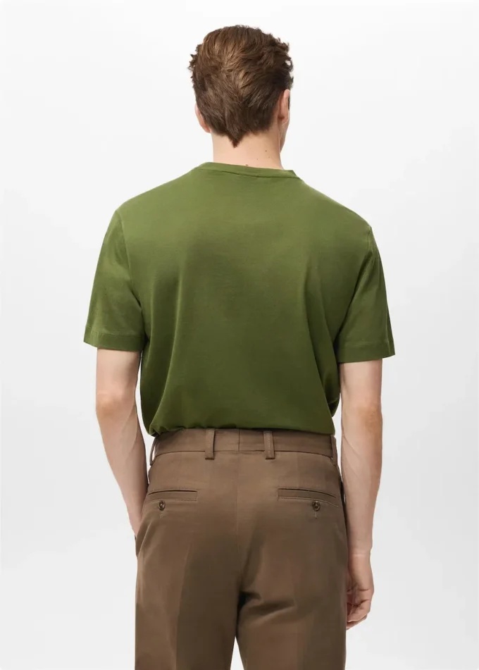 T-shirt 100% cotone vestibilità regolare T-shirt 100% cotone vestibilità regolare