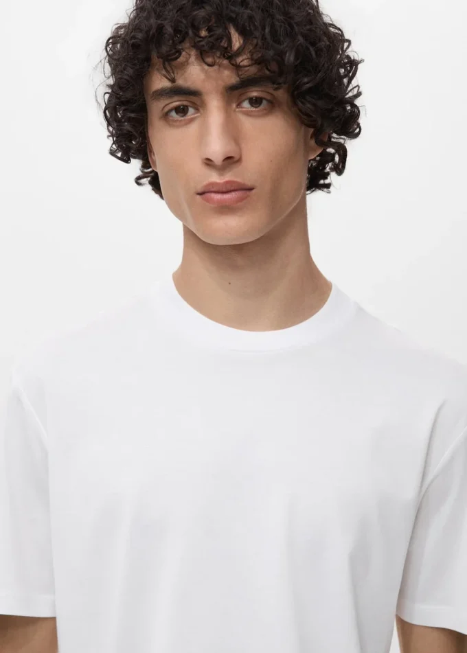 T-shirt 100% cotone vestibilità regolare T-shirt 100% cotone vestibilità regolare