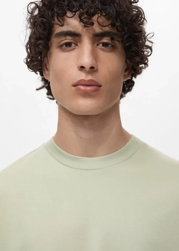 T-shirt 100% cotone vestibilità regolare T-shirt 100% cotone vestibilità regolare