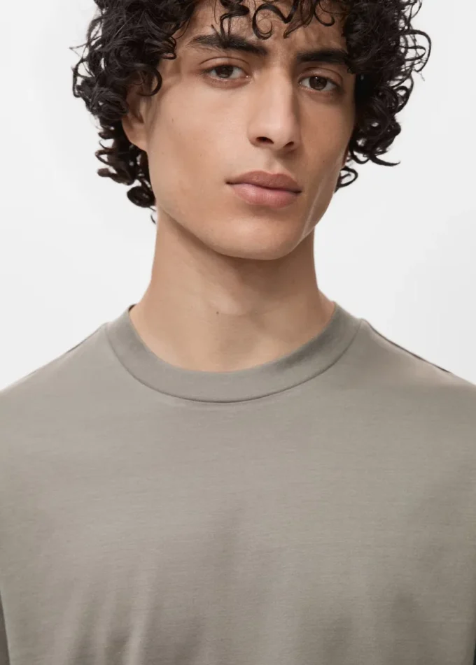 T-shirt 100% cotone vestibilità regolare T-shirt 100% cotone vestibilità regolare