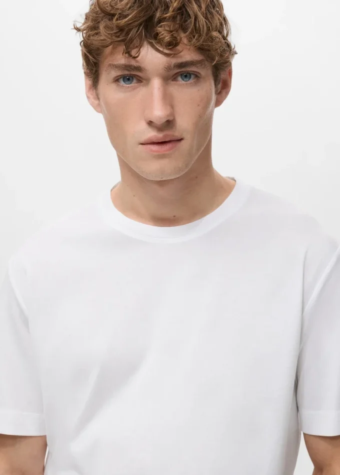 T-shirt 100% cotone vestibilità regolare T-shirt 100% cotone vestibilità regolare