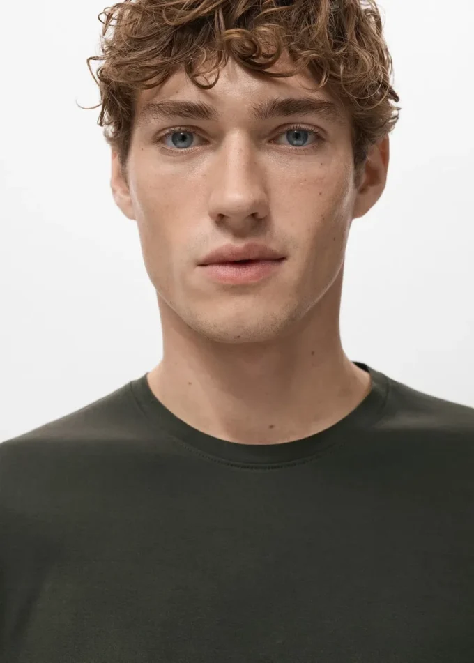 T-shirt 100% cotone vestibilità regolare T-shirt 100% cotone vestibilità regolare