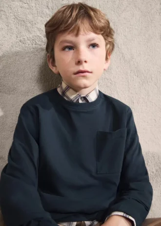 T-shirt a maniche lunghe con tasca T-shirt a maniche lunghe con tasca