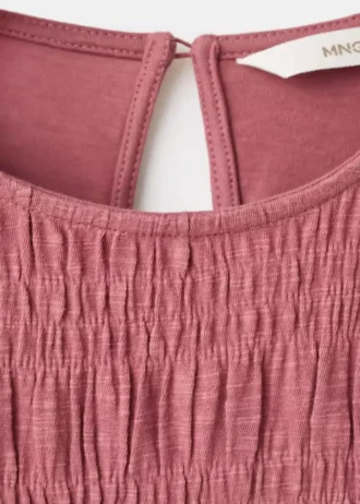 T-shirt a maniche lunghe con volant T-shirt a maniche lunghe con volant