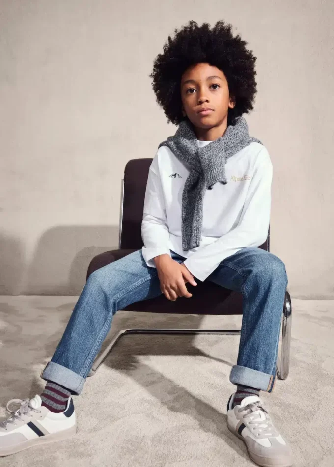 T-shirt a maniche lunghe stampata T-shirt a maniche lunghe stampata