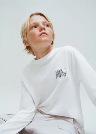 T-shirt a maniche lunghe stampata T-shirt a maniche lunghe stampata